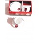 Jogo Com 2 Xícaras De Porcelana 70 ml - Flamengo